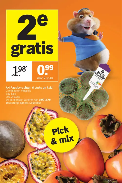 Promotie: Passievruchten of kaki
