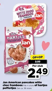 Aanbieding: Jan American pancakes of poffertjes
