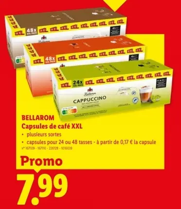 Offre: Capsules de café XXL