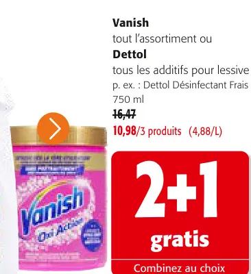 Offre: Vanish Oxi Action