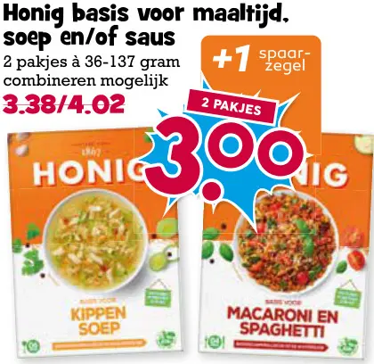Aanbieding: Basis voor maaltijd, soep en/of saus