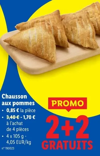 Offre: Chausson aux pommes