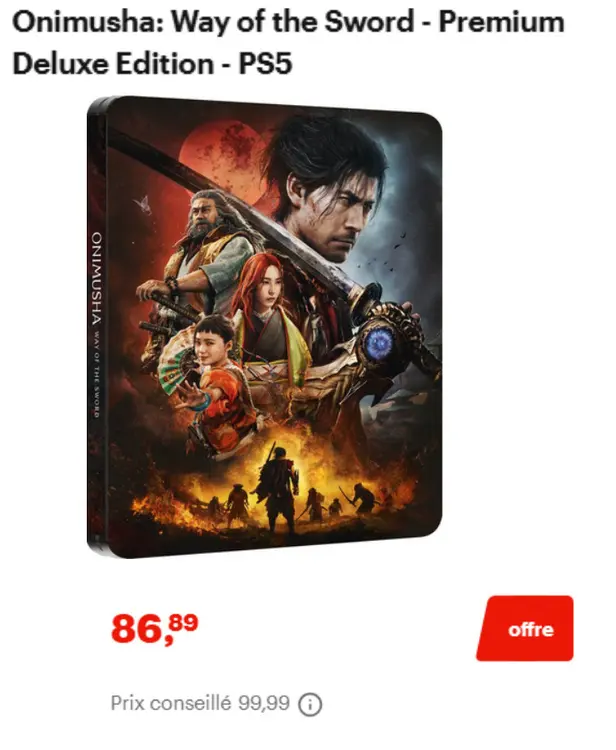 Offre: Onimusha: Way of the Sword - Premium Deluxe E