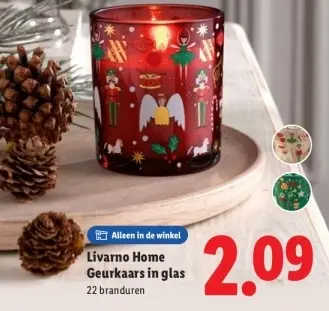 Aanbieding: Geurkaars in glas
