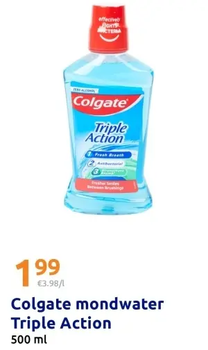 Promotie: mondwater Triple Action