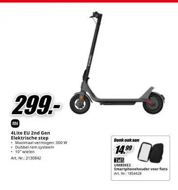 Promotie: 4Lite EU 2nd Gen Elektrische step