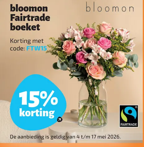 Aanbieding: Fairtrade boeket