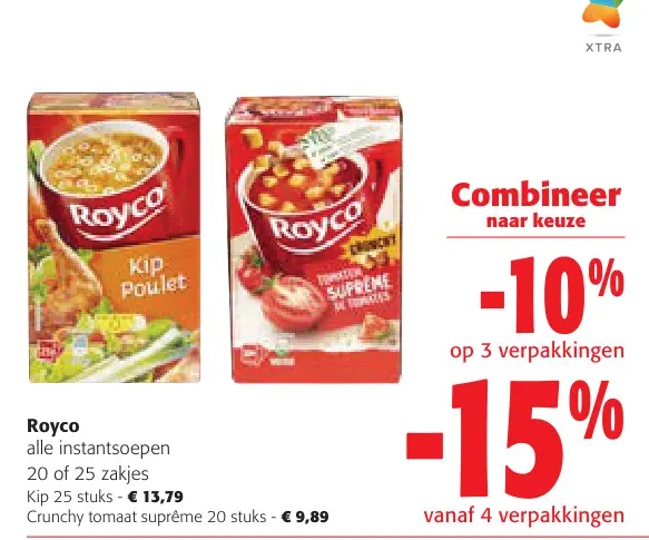 Aanbieding: alle instantsoepen