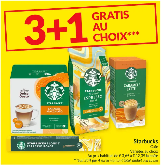 Offre: Starbucks Café