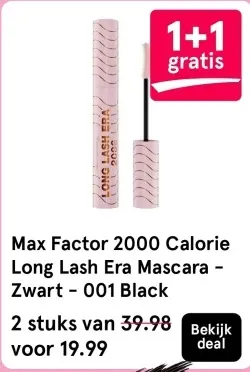 Aanbieding: 2000 Calorie Long Lash Era Mascara - Zwart 