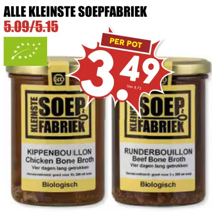 Aanbieding: Kleinste soepfabriek