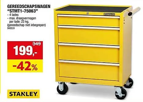 Promotie: Gereedschapswagen