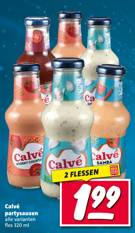 Aanbieding: partysauzen