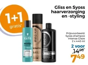 Aanbieding: Gliss en Syoss haarverzorging en -styling