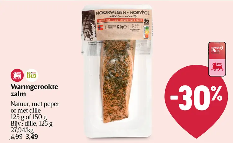 Promotie: Warmgerookte zalm