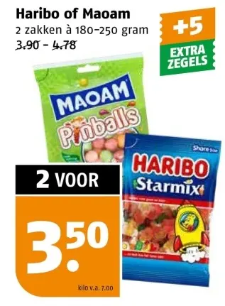 Aanbieding: Haribo of Maoam