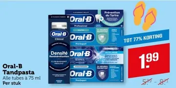 Aanbieding: Oral-B Tandpasta