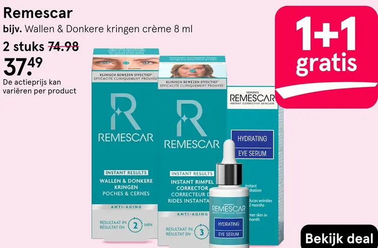 Aanbieding: Wallen & Donkere kringen crème