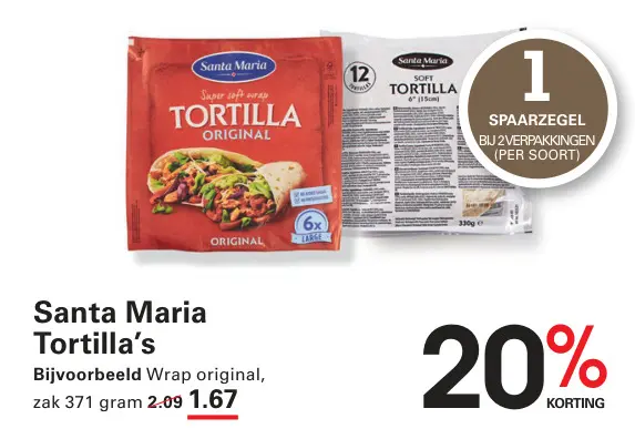 Aanbieding: Tortilla's