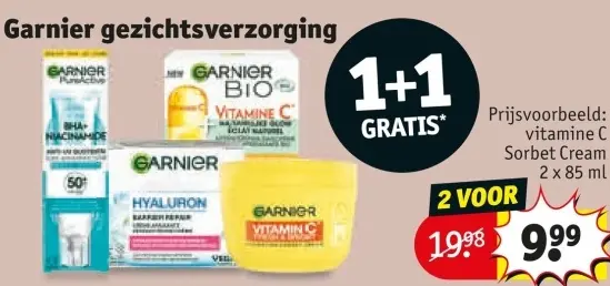 Aanbieding: Garnier gezichtsverzorging
