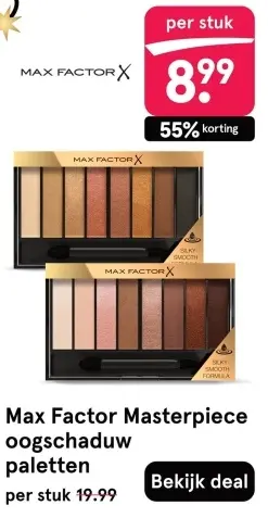 Aanbieding: Masterpiece oogschaduw paletten