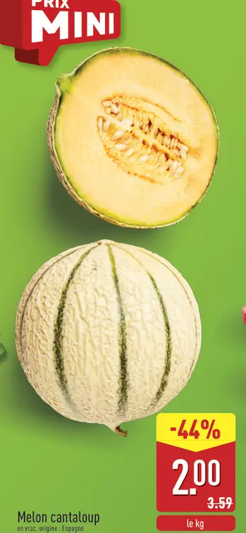 Offre: Melon cantaloup