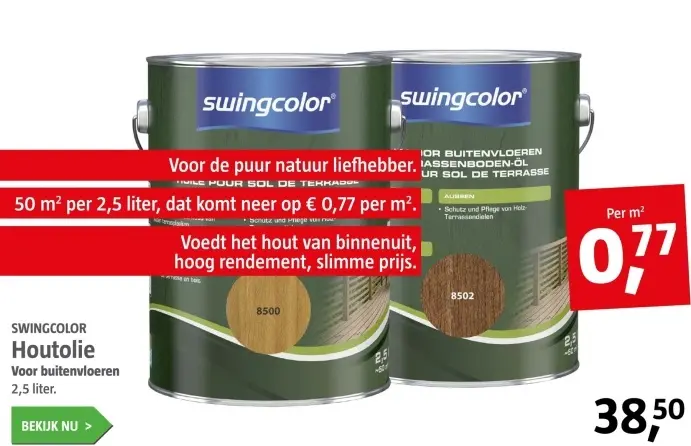 Aanbieding: Houtolie