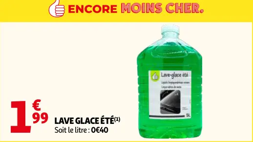Offre: Lave glace été