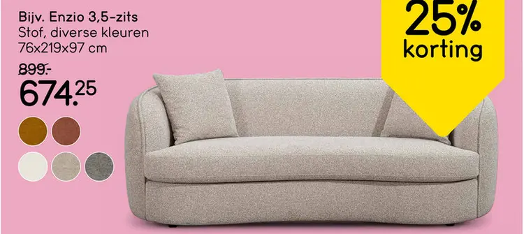 Aanbieding: Enzio 3,5-zits