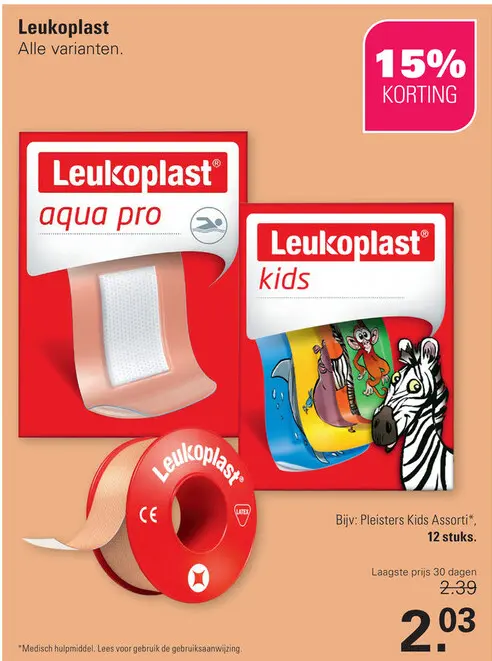 Aanbieding: Leukoplast Alle varianten