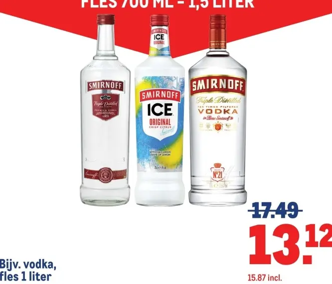 Aanbieding: vodka