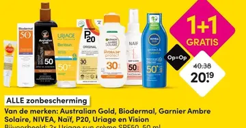 Aanbieding: ALLE zonbescherming