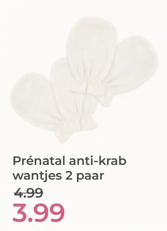 Aanbieding: Anti-krab wantjes