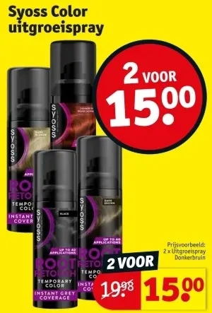 Promotie: Color uitgroeispray