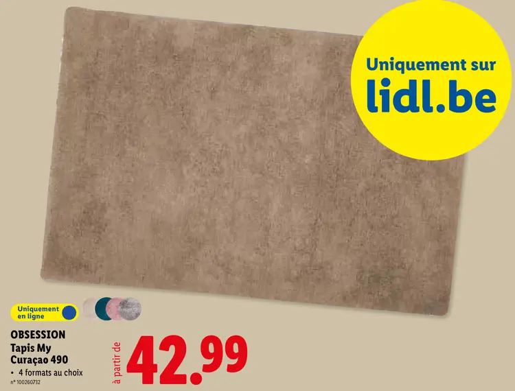 Offre: Tapis My Curaçao 490