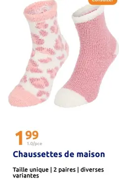 Offre: Chaussettes de maison