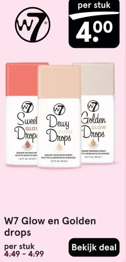 Aanbieding: Glow en Golden drops