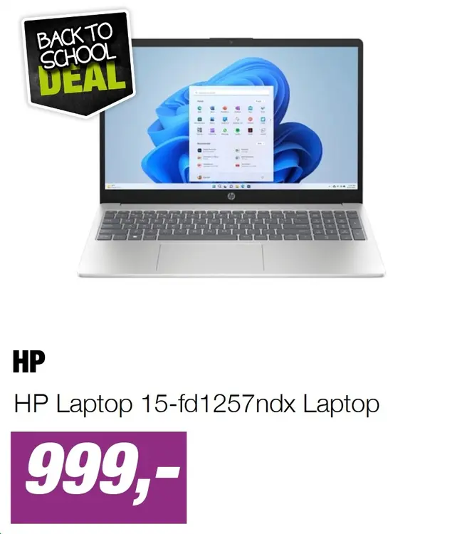 Aanbieding: HP Laptop 15-fd1257ndx Laptop