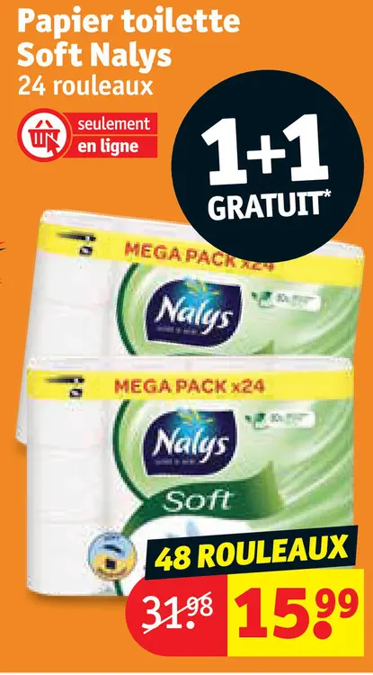 Offre: Papier toilette Soft