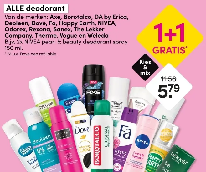 Aanbieding: Deodorant