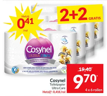 Aanbieding: Cosynel Toiletpapier Ultra Care