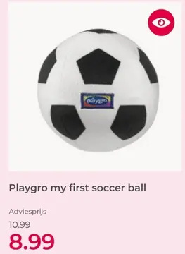 Aanbieding: Playgro my first soccer ball