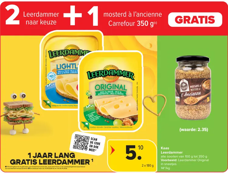 Promotie: Kaas in sneden
