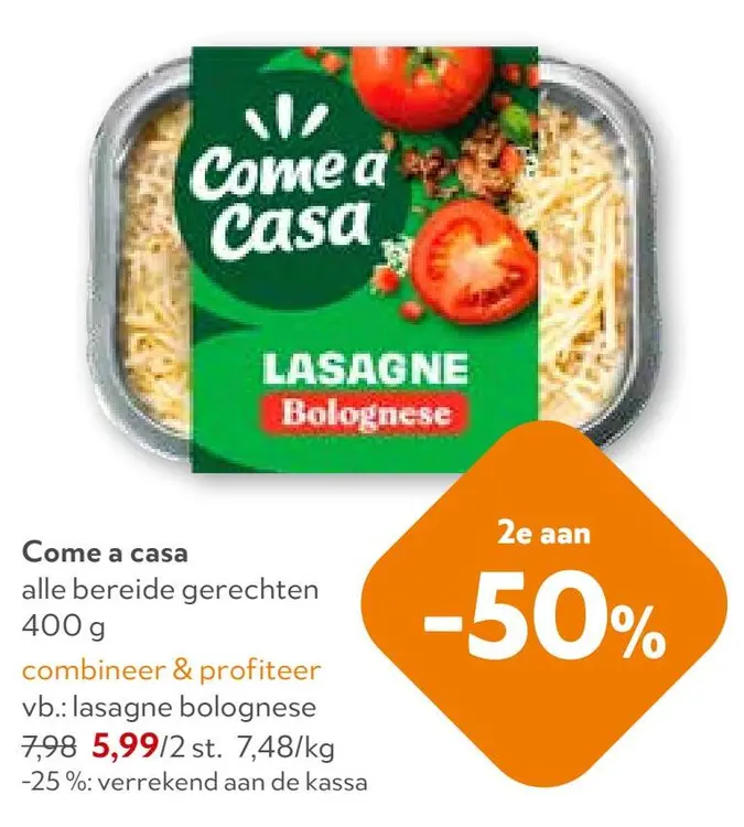 Promotie: Lasagne Bolognese