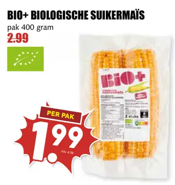 Aanbieding: BIO+ BIOLOGISCHE SUIKERMAÏS