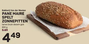 Aanbieding: Pane maire spelt zonnepitten