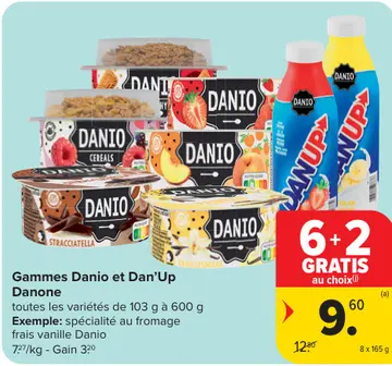 Offre: Gammes Danio et Dan'Up