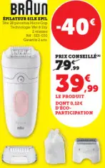 Aanbieding: Épilateur silk epil