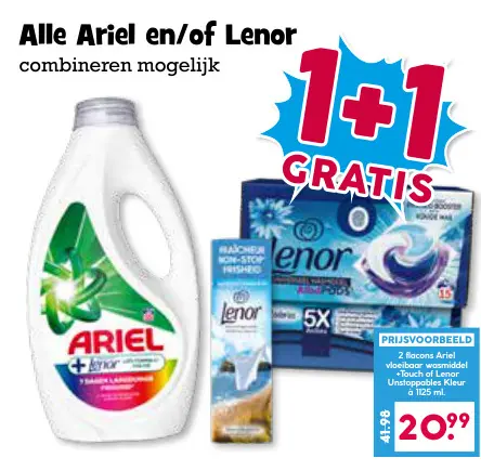 Aanbieding: Alle Ariel en/of Lenor