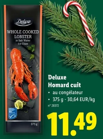 Offre: Homard cuit